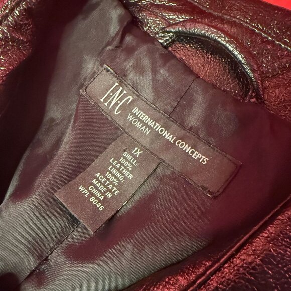 Upcycled Leather “Beaded Eye” Jacket – Unique Street-Style Statement Piece - Picture 6 of 11